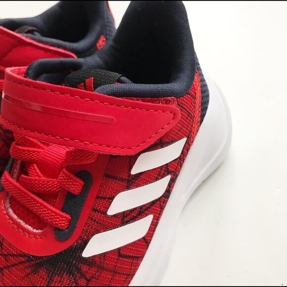 Adidas X Marvel NWOT Spider-Man fortarun  sneakers size 5 - Picture 5 of 8